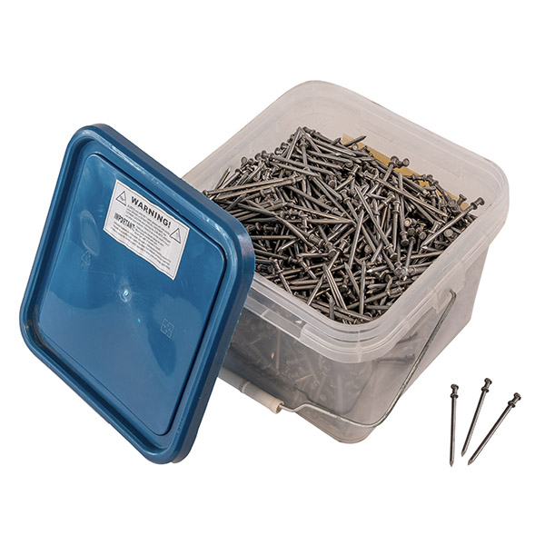 Everbilt 16D 3 in. Duplex Nails Bright 30 lbs (Approximately 1283 Pieces)  815600 - The Home Depot
